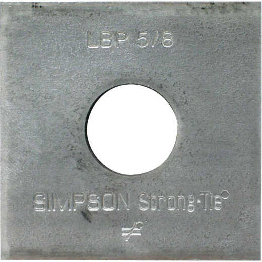 Simpson Strong-Tie 5/8 in. x 2 in. x 9/64 in. Steel Galvanized Bearing Plate