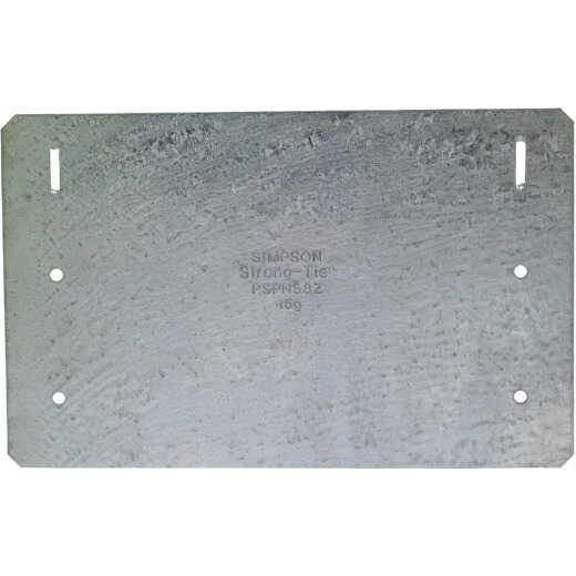 Simpson Strong-Tie 5 in. W x 8 in. L Galvanized Steel 16 Gauge Protection Plate