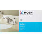 Moen Adler 2-Handle Lever Centerset Bathroom Faucet with Pop-Up, Chrome Image 2