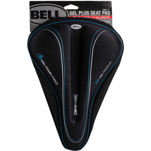 Bell Sports Gel Infused Foam Black Bicycle Seat Cover